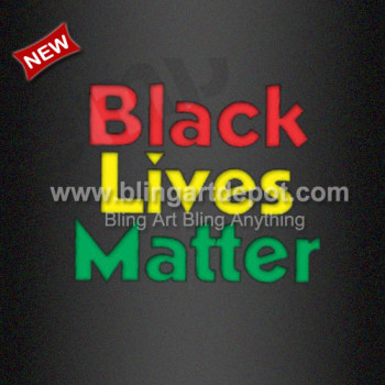 Black Lives Matter Iron on Heat Printing Vinyl for Clothing